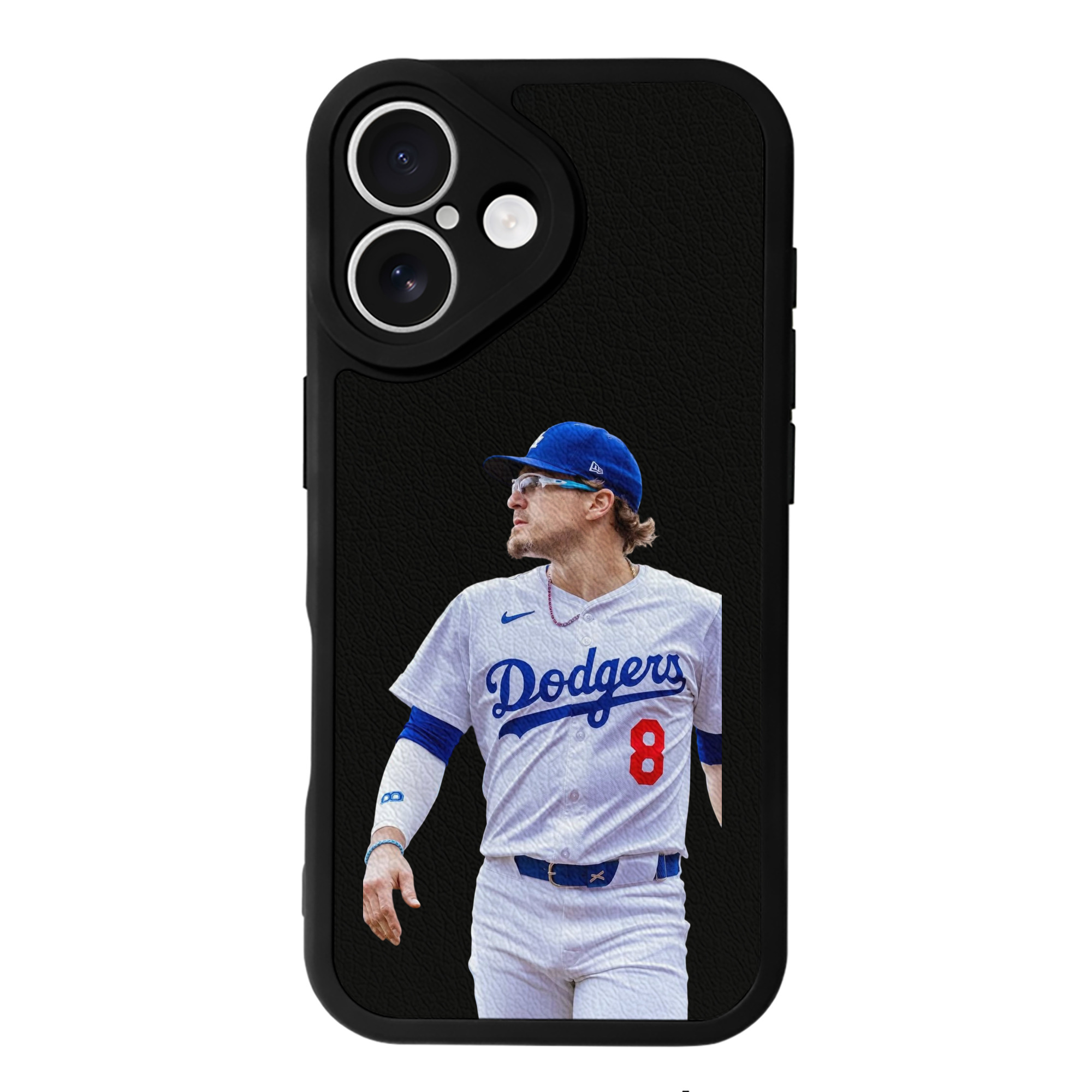  IPhone 16 Silicone Leather Case – UV Print, Lambskin Texture – Perfect Fit, Wireless Charging Compatible, Scratch Resistant, Precise Cutouts – Stylish Protection For IPhone 16